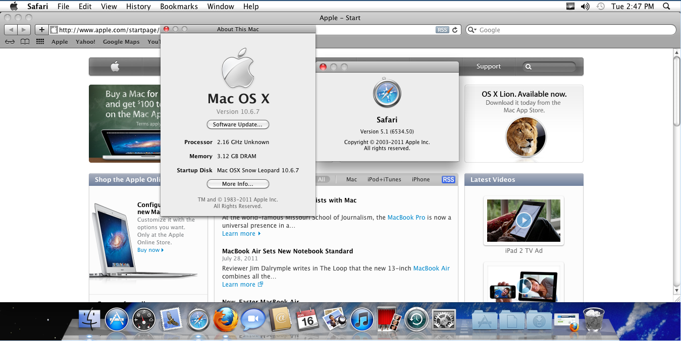 download safari for mac os x 10.6.8